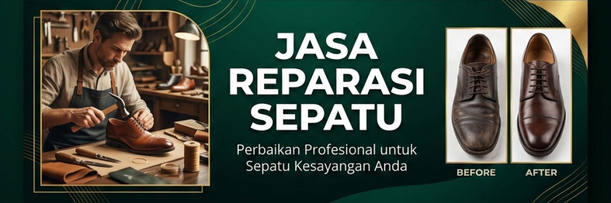 Reparasi Sepatu untuk Donatur