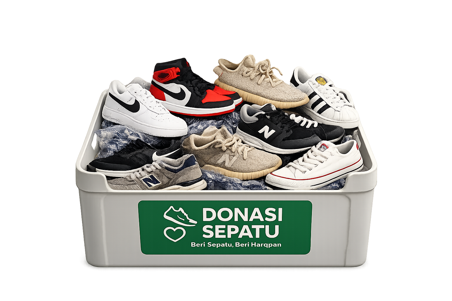 Salurkan Sepatu Layak Pakai Anda