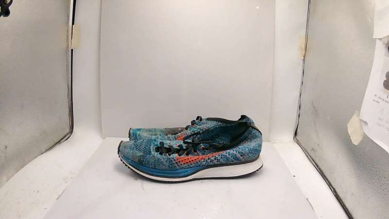 Sepatu Lari Flyknit Blue Orange